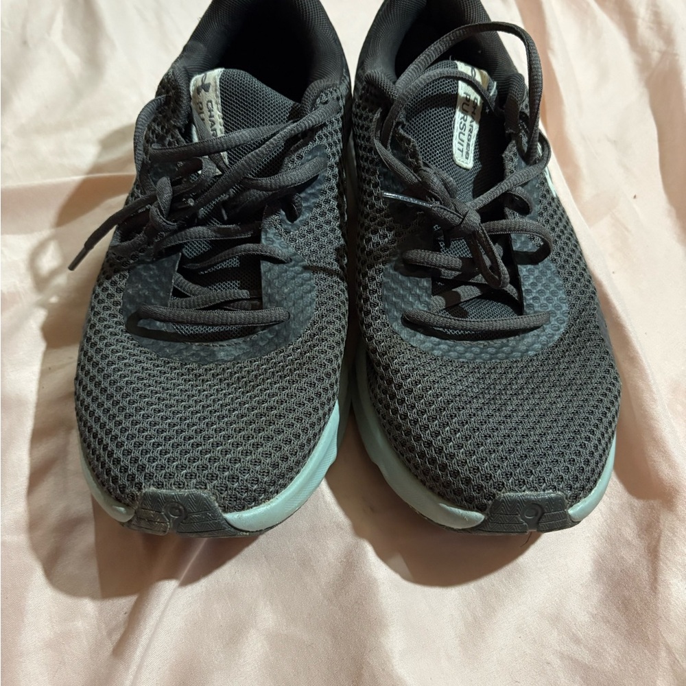 Under Armour Black and Gray Sneakers Lightweight Mesh